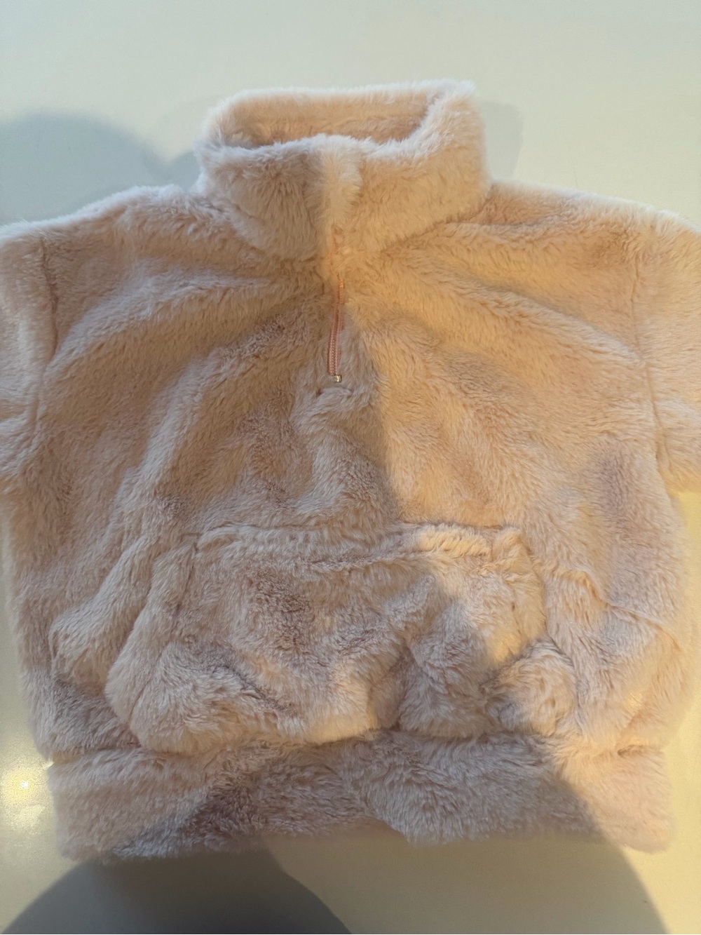Alarae Baby Faux Fur Jacket in Light Pink